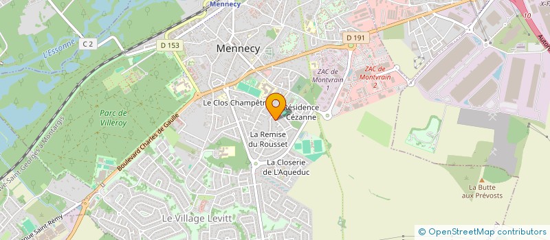 localisation de l'entreprise MADAME SABRINA GAUDON à MENNECY