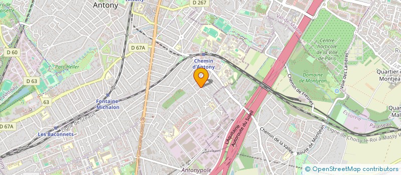 localisation de l'entreprise MADAME SABRINA GAUTHIER à ANTONY