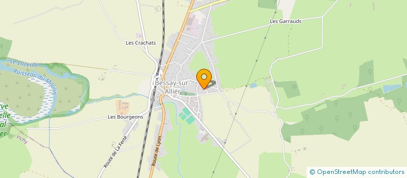 localisation de l'entreprise MADAME SABRINA GAUTHIER à BESSAY-SUR-ALLIER