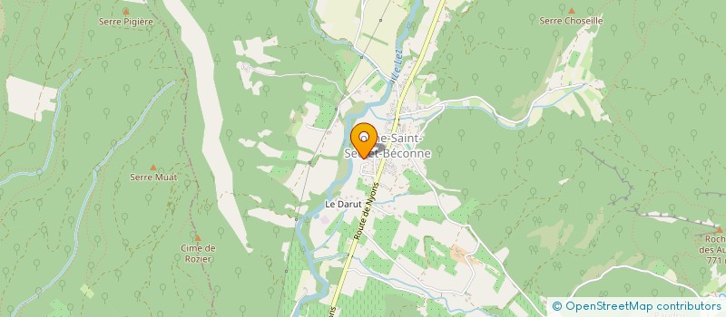 localisation de l'entreprise MADAME SABRINA GAUTHIER  ROCHE-SAINT-SECRET-BECONNE