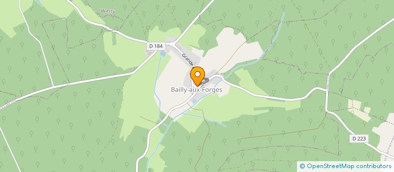 localisation de l'entreprise MADAME SABRINA GERAUDEL à BAILLY-AUX-FORGES