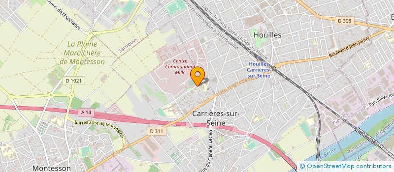 localisation de l'entreprise MADAME SABRINA GHARBI  CARRIERES SUR SEINE