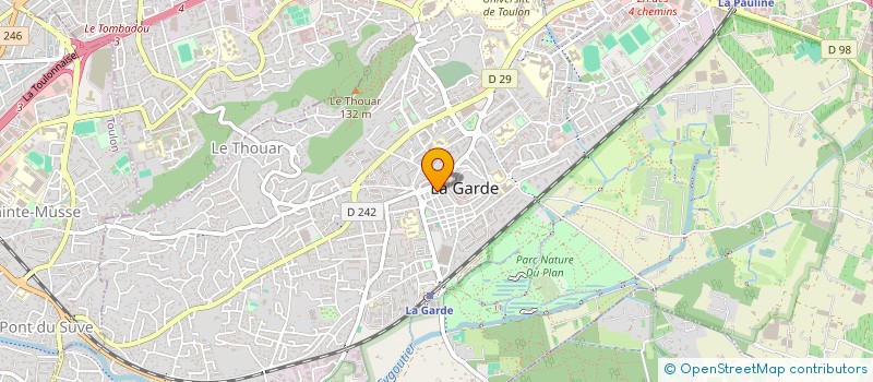 localisation de l'entreprise MADAME SABRINA GHEZAL à LA GARDE