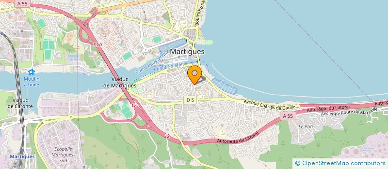 localisation de l'entreprise MADAME SABRINA GINETTI à MARTIGUES