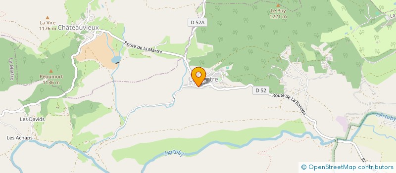 localisation de l'entreprise MADAME SABRINA GIRARD  LA MARTRE