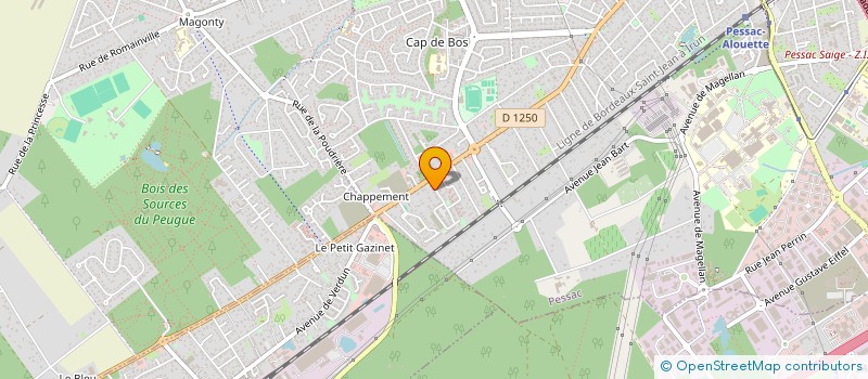 localisation de l'entreprise MADAME SABRINA GIRAUDAU à PESSAC
