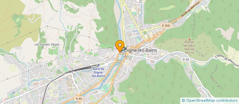 localisation de l'entreprise MADAME SABRINA GISELE HENRI BOREL à DIGNE-LES-BAINS