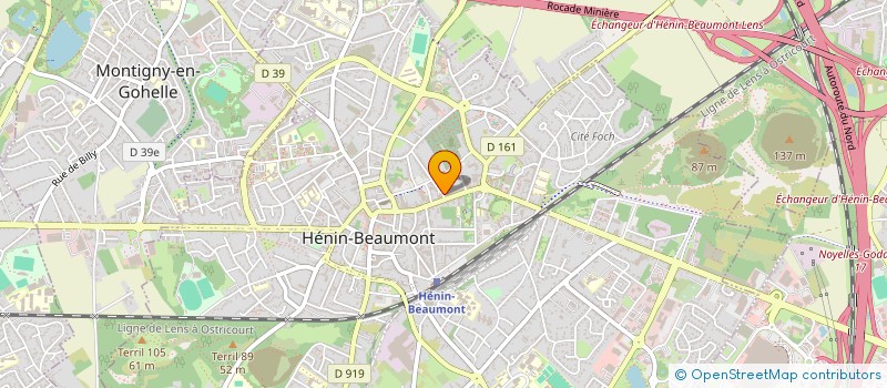 localisation de l'entreprise MADAME SABRINA GOLON à HENIN-BEAUMONT