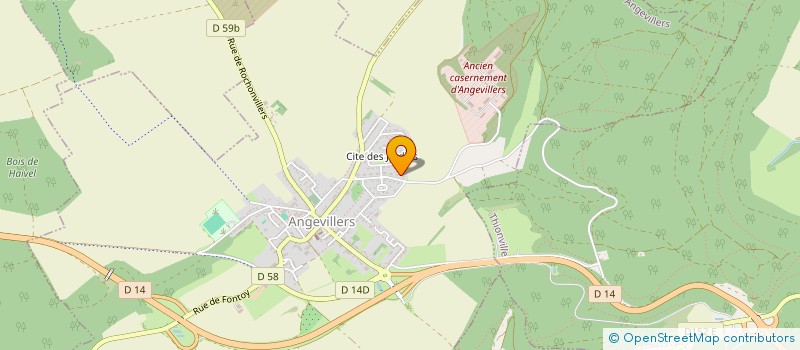 localisation de l'entreprise MADAME SABRINA GOMMRI  ANGEVILLERS