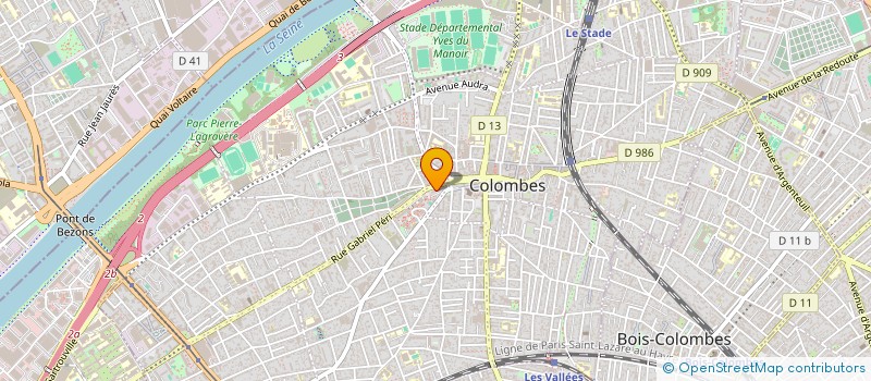 localisation de l'entreprise MADAME SABRINA GOURVIL à COLOMBES