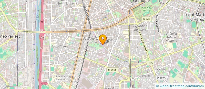 localisation de l'entreprise MADAME SABRINA GRAF  GRENOBLE