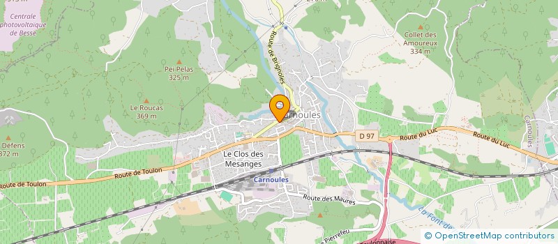 localisation de l'entreprise MADAME SABRINA GRAZI  CARNOULES