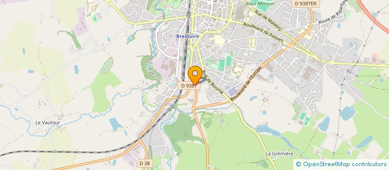 localisation de l'entreprise MADAME SABRINA GRELLIER  BRESSUIRE