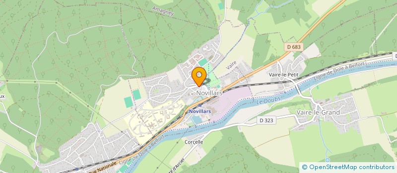 localisation de l'entreprise MADAME SABRINA GRIFFON  GENNES