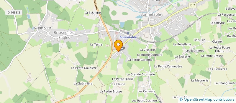 localisation de l'entreprise MADAME SABRINA GRIMAL  BONNETABLE