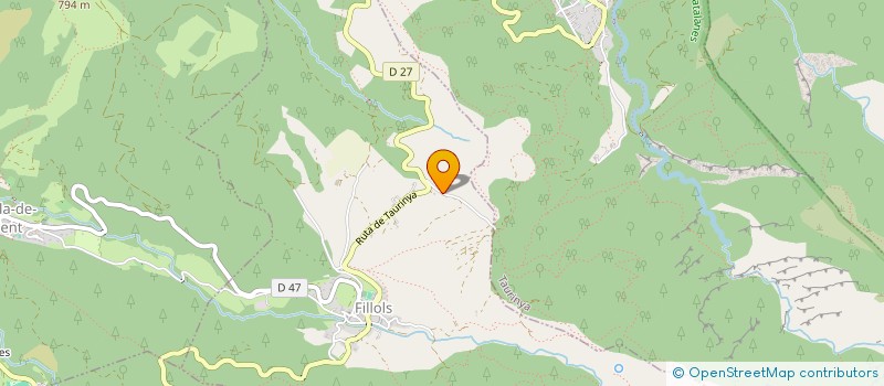 localisation de l'entreprise MADAME SABRINA GROOTSWAGERS  FILLOLS