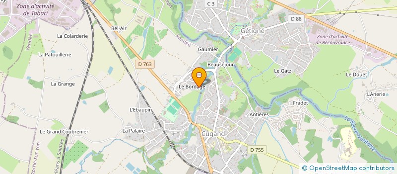 localisation de l'entreprise MADAME SABRINA GROSSI à CUGAND