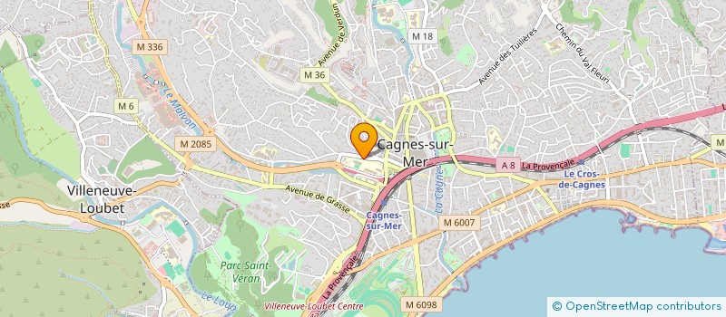 localisation de l'entreprise MADAME SABRINA GUEDES TEIXEIRA à CAGNES-SUR-MER