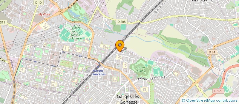 localisation de l'entreprise MADAME SABRINA GUELMAMI à GARGES-LES-GONESSE