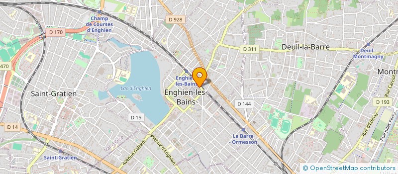 localisation de l'entreprise MADAME SABRINA GUEREMY-AGOGUE  ENGHIEN-LES-BAINS