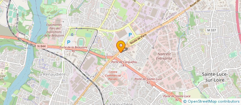 localisation de l'entreprise MADAME SABRINA GUERIN à NANTES