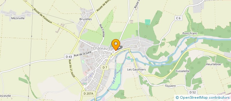 localisation de l'entreprise MADAME SABRINA GUFFROY  CHATEAU-LANDON