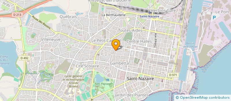 localisation de l'entreprise MADAME SABRINA GUIBOUIN à SAINT-NAZAIRE