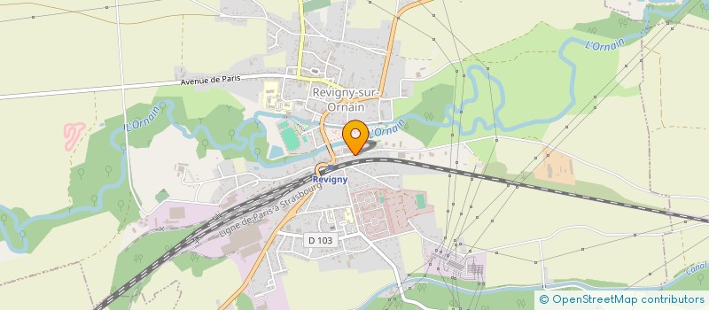 localisation de l'entreprise MADAME SABRINA GUILBAUT à REVIGNY-SUR-ORNAIN