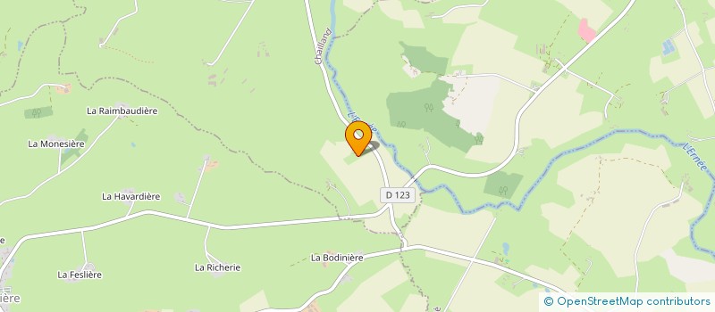 localisation de l'entreprise MADAME SABRINA GUILMIN  CHAILLAND