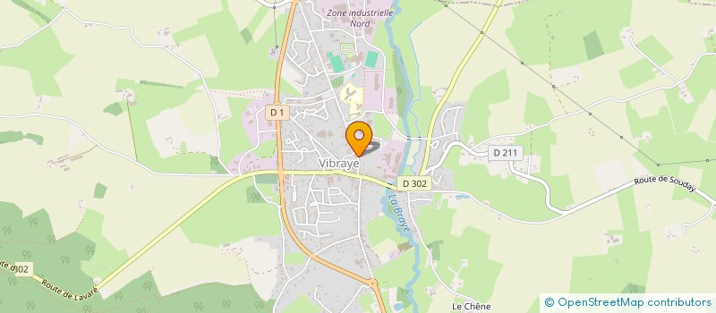 localisation de l'entreprise MADAME SABRINA GUINE  VIBRAYE