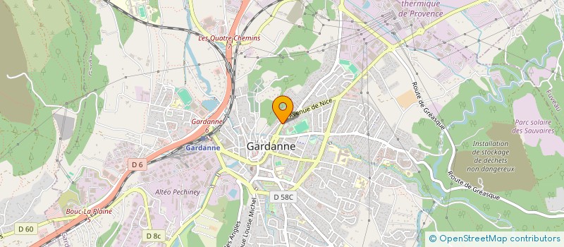 localisation de l'entreprise MADAME SABRINA GUINTINI à GARDANNE