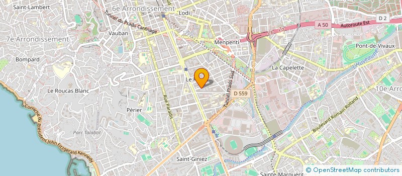 localisation de l'entreprise MADAME SABRINA GUTTIEREZ à MARSEILLE