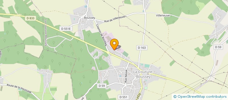 localisation de l'entreprise MADAME SABRINA GUYONNEAU  LA COUTURE-BOUSSEY