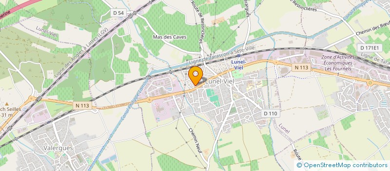 localisation de l'entreprise MADAME SABRINA HABBAS  LUNEL-VIEL