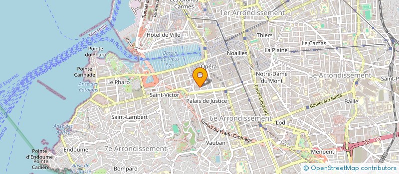 localisation de l'entreprise MADAME SABRINA HACHOUF  MARSEILLE