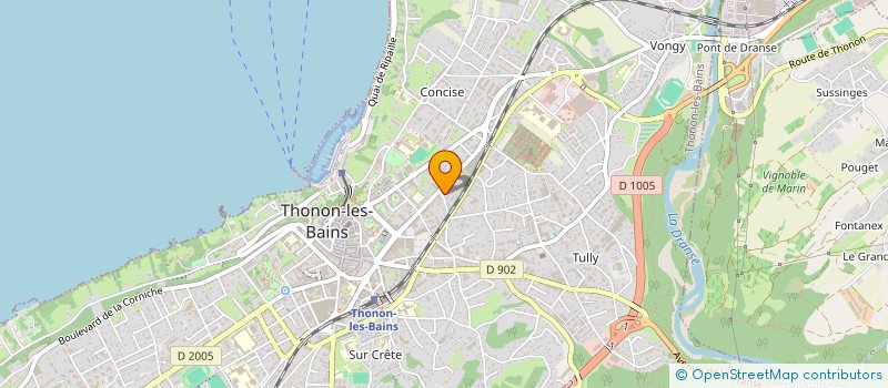 localisation de l'entreprise MADAME SABRINA HADEF à THONON-LES-BAINS