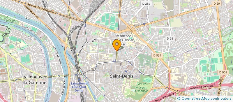 localisation de l'entreprise MADAME SABRINA HADJ LARBI à SAINT-DENIS