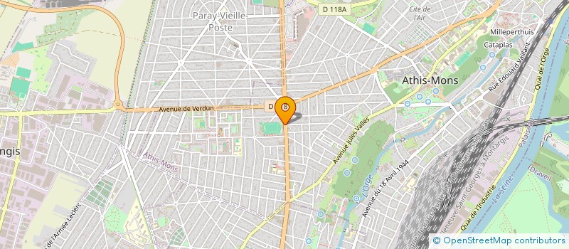 localisation de l'entreprise MADAME SABRINA HADJARA à ATHIS-MONS