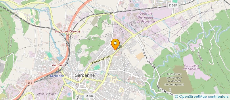 localisation de l'entreprise MADAME SABRINA HALIL à GARDANNE