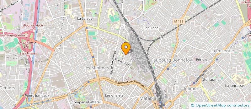 localisation de l'entreprise MADAME SABRINA HAMDI  TOULOUSE