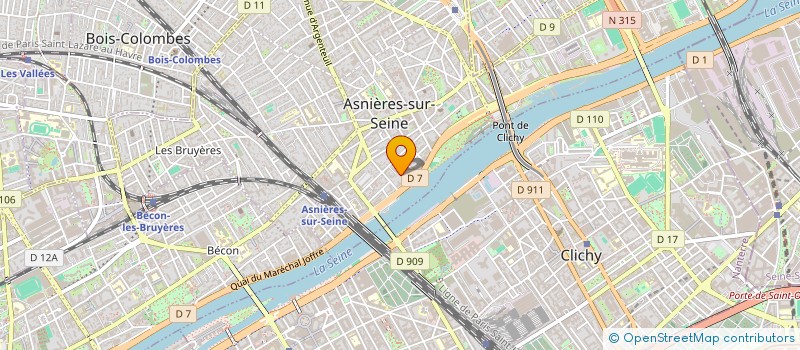 localisation de l'entreprise MADAME SABRINA HAMEL  ASNIERES-SUR-SEINE