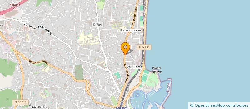 localisation de l'entreprise MADAME SABRINA HAMIDI à ANTIBES
