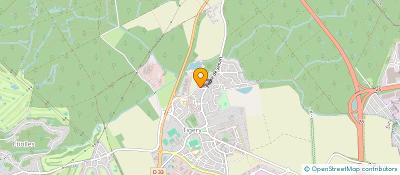 localisation de l'entreprise MADAME SABRINA HAMLAOUI  TIGERY