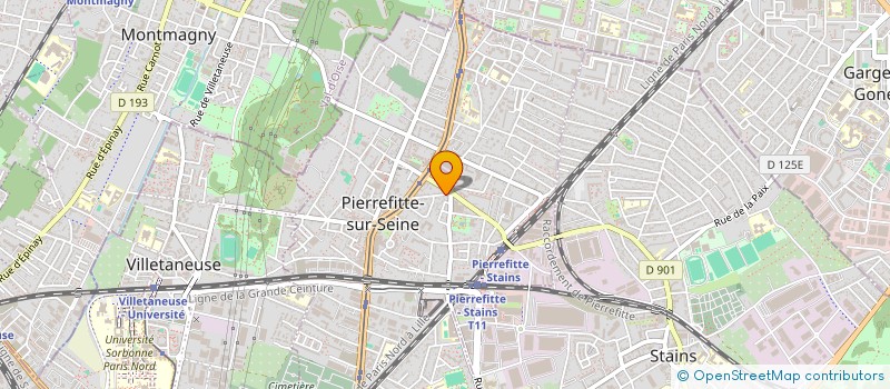 localisation de l'entreprise MADAME SABRINA HAMMAS à PIERREFITTE-SUR-SEINE