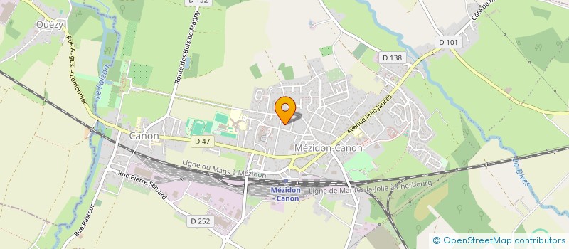 localisation de l'entreprise MADAME SABRINA HARDY à MEZIDON VALLEE D'AUGE