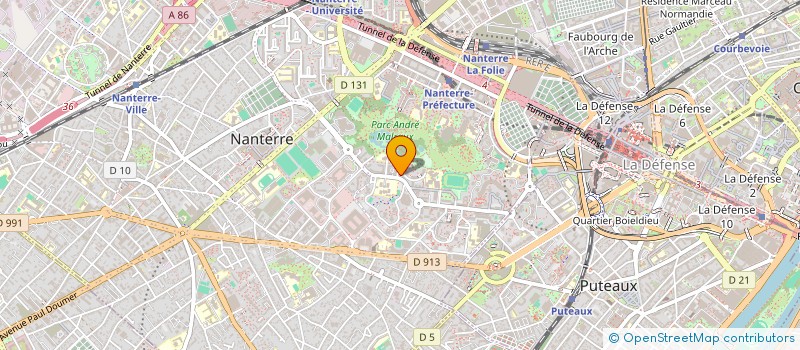 localisation de l'entreprise MADAME SABRINA HAREB  NANTERRE
