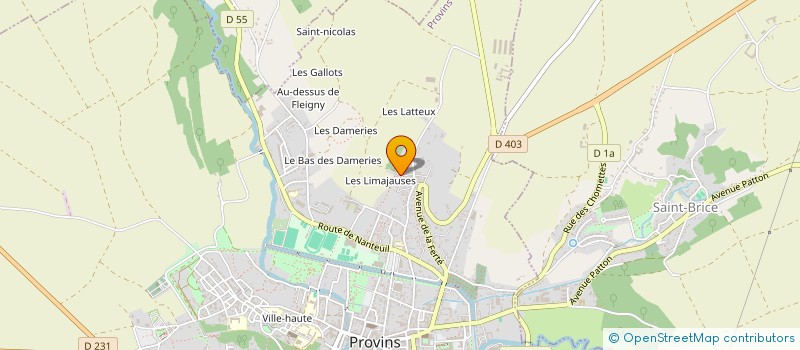 localisation de l'entreprise MADAME SABRINA HASNAOUI  PROVINS