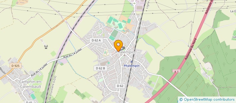 localisation de l'entreprise MADAME SABRINA HASSAINI  PHALEMPIN