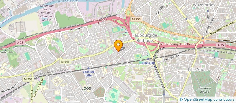 localisation de l'entreprise MADAME SABRINA HAVIER à LILLE