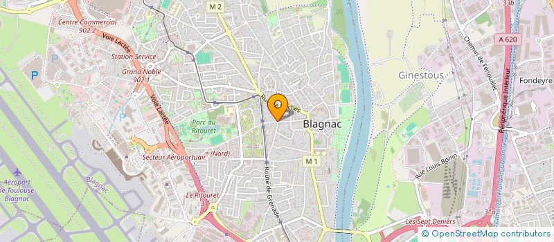 localisation de l'entreprise MADAME SABRINA HERMINE  BLAGNAC